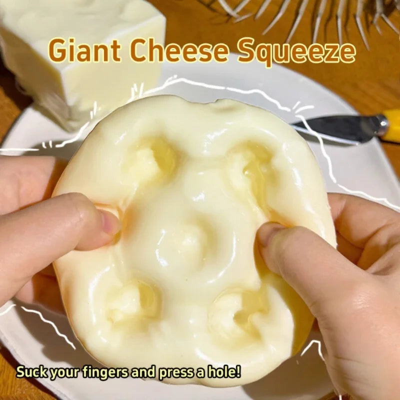 Light Yellow Cheese Cube Squishy