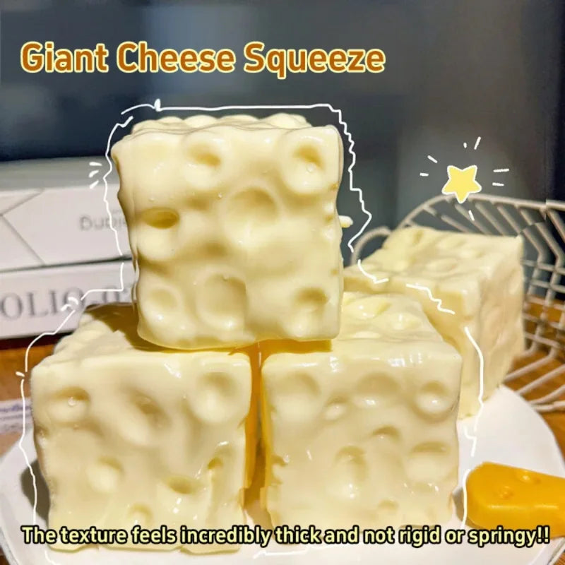 Light Yellow Cheese Cube Squishy