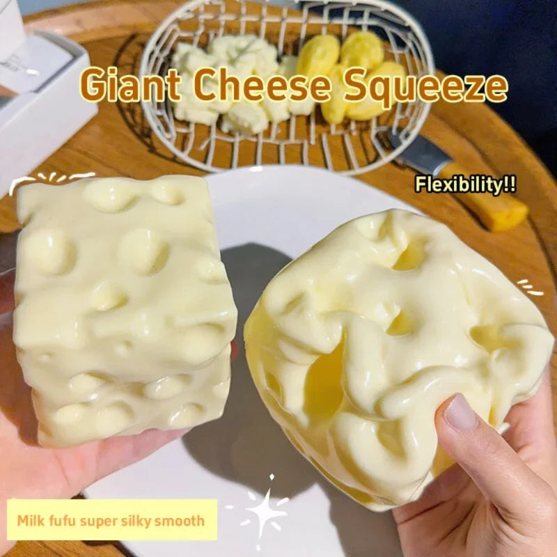 Light Yellow Cheese Cube Squishy